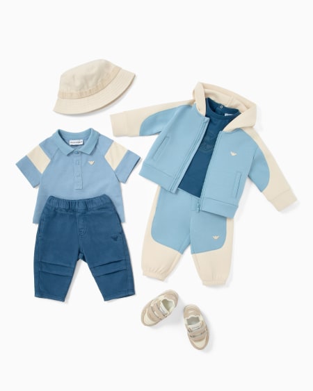 Armani Polo Con Detalle En Bloques De Color