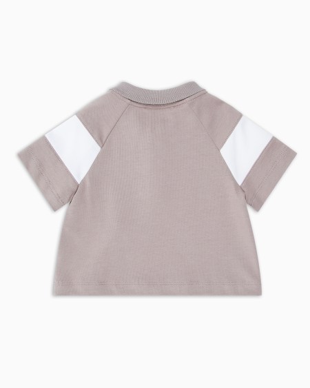 Armani Polo Con Detalle En Bloques De Color