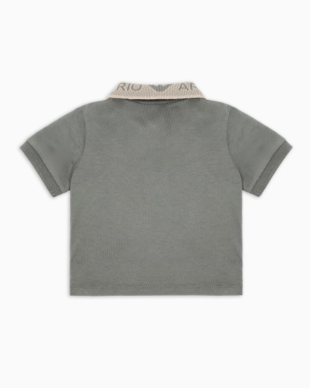 Armani Polo De Punto Con Bordado De Logotipo