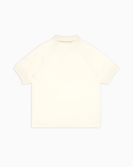 Armani Polo De Punto Con Logotipo Bordado