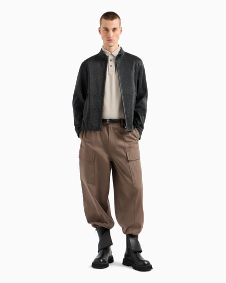 Armani Polo De Punto Con Logotipo En El Cuello