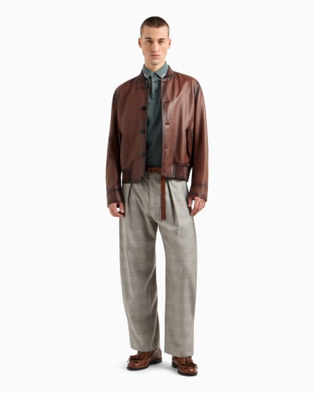 Armani Polo De Punto Con Logotipo En El Cuello