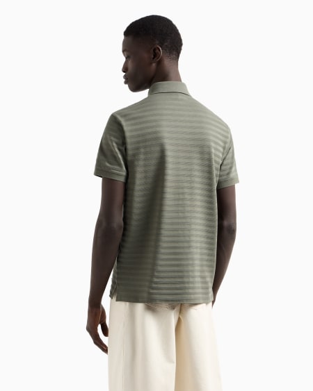 Armani Polo De Punto Jacquard