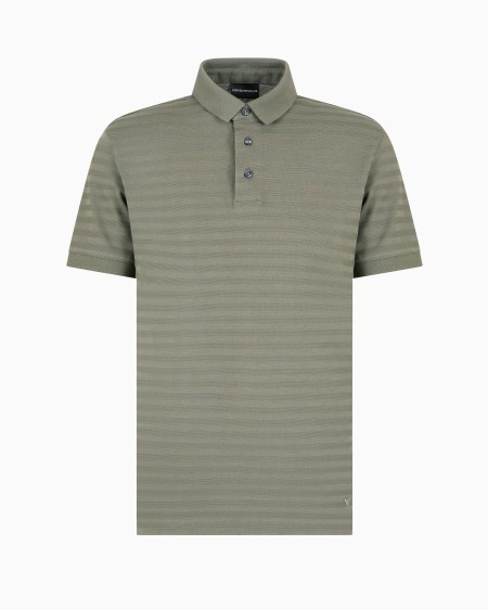 Armani Polo De Punto Jacquard
