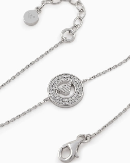 Armani Pulsera Con Detalles De Plata De Ley