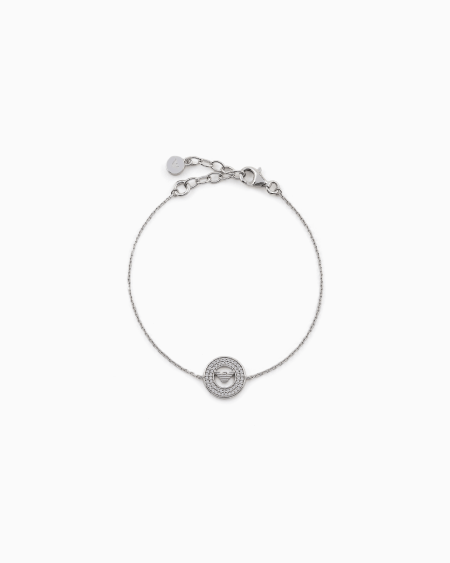 Armani Pulsera con detalles de plata de ley