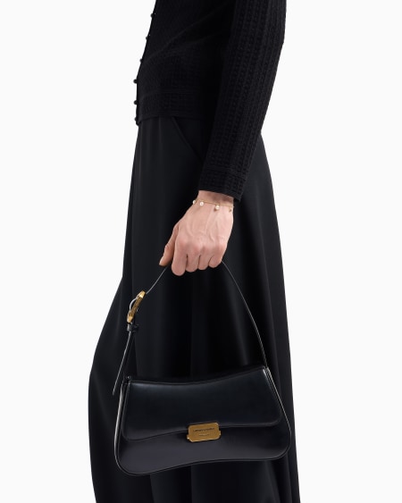 Armani Pulsera De Cadena Fina En Latón Dorado