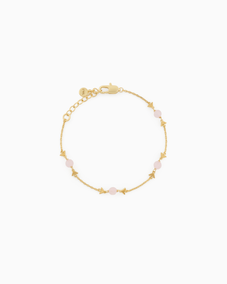 Armani Pulsera de cadena fina en latón dorado