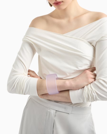 Armani Pulsera Rígida Efecto Mate