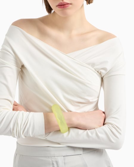 Armani Pulsera Rígida Facetada