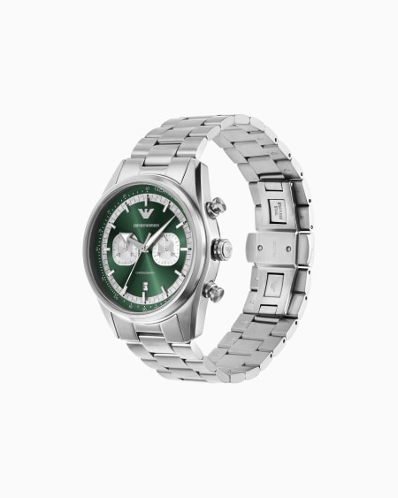 Armani Reloj Con Cronógrafo De Acero Inoxidable