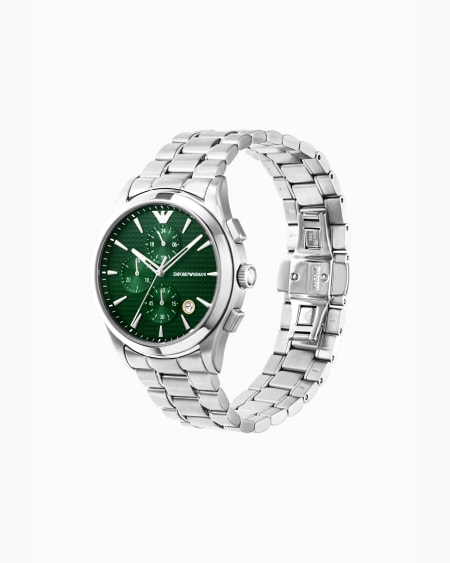 Armani Reloj Con Cronógrafo De Acero Inoxidable