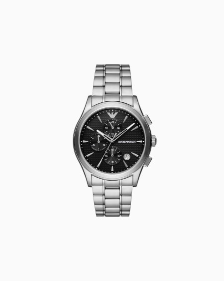 Armani Reloj de acero inoxidable con cronógrafo