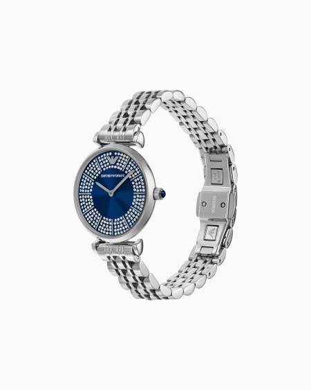 Armani Reloj De Dos Manecillas De Acero Inoxidable