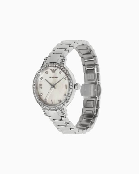 Armani Reloj De Tres Esferas En Acero Inoxidable