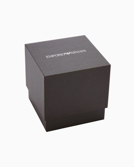 Armani Reloj GMT Dual Time De Acero Inoxidable