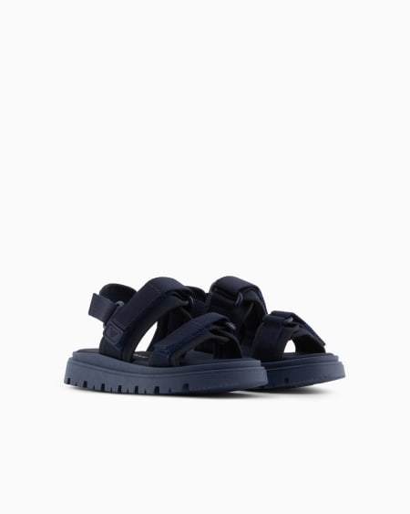 Armani Sandalia Con Doble Tira