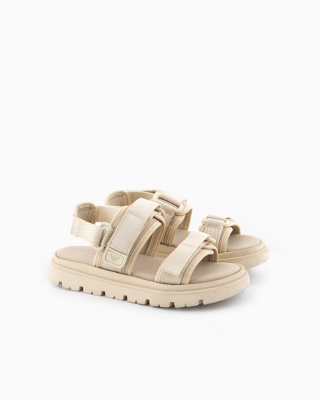 Armani Sandalia Con Doble Tira