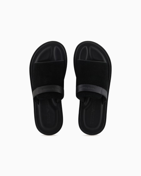 Armani Sandalias De Piel Y Ante Milrayas