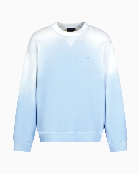 Armani Sudadera Ancha De Punto Con Degradado