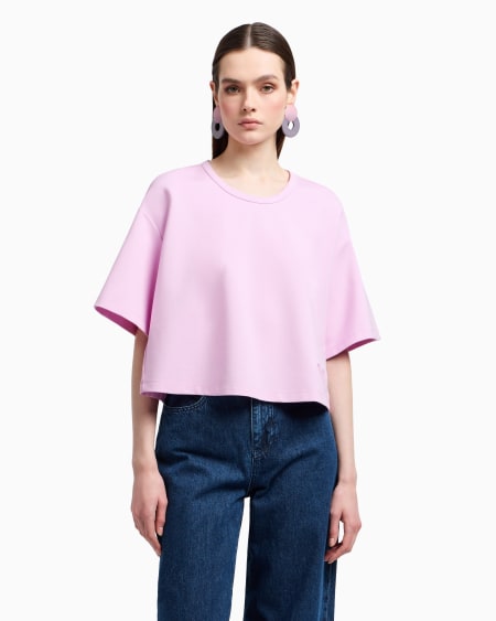 Armani Sudadera De Manga Corta De Punto Interlock