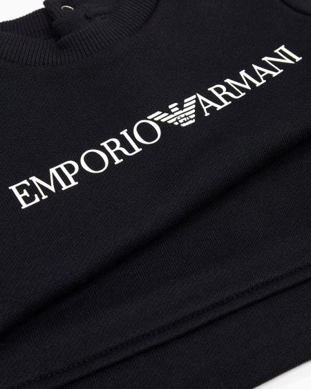 Armani Sudadera De Mezcla De Modal Con Logotipo