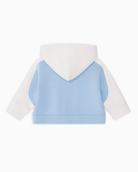 Armani Sudadera De Punto Doble Bicolor Con Capucha