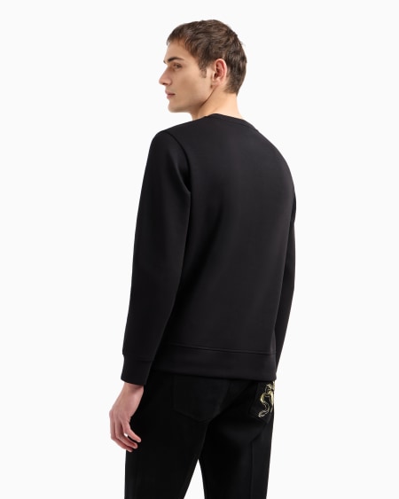 Armani Sudadera De Punto Doble Con Bordado