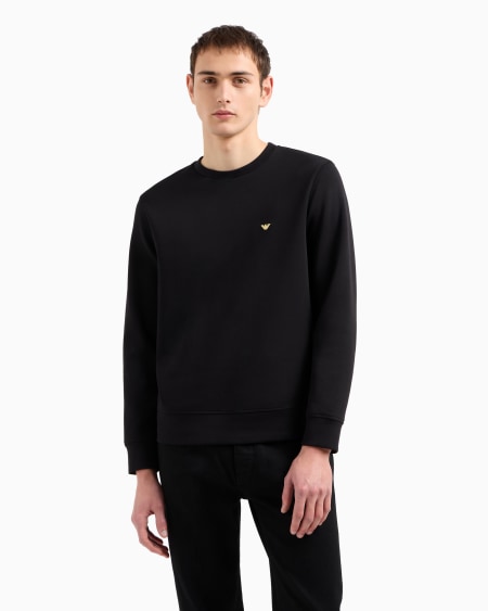 Armani Sudadera De Punto Doble Con Bordado