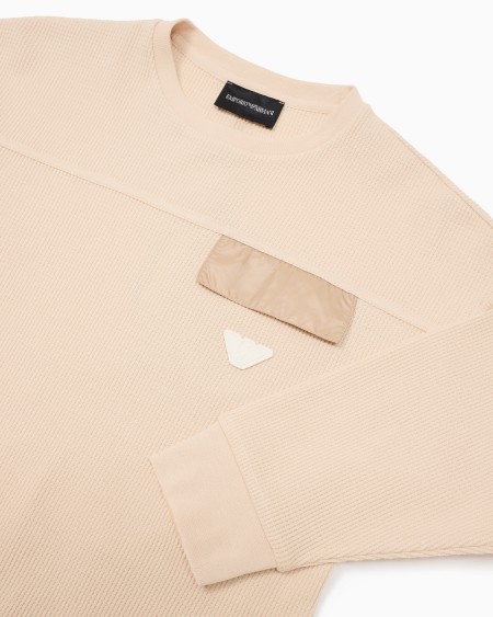 Armani Sudadera De Punto Gofrado Orgánico ASV