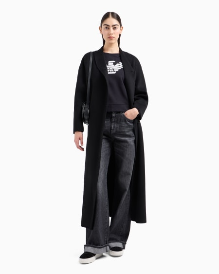 Armani Sudadera De Punto Orgánico Con Logotipo ASV