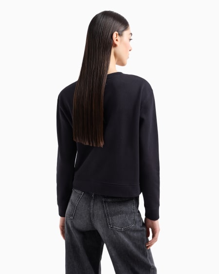 Armani Sudadera De Punto Orgánico Con Logotipo ASV