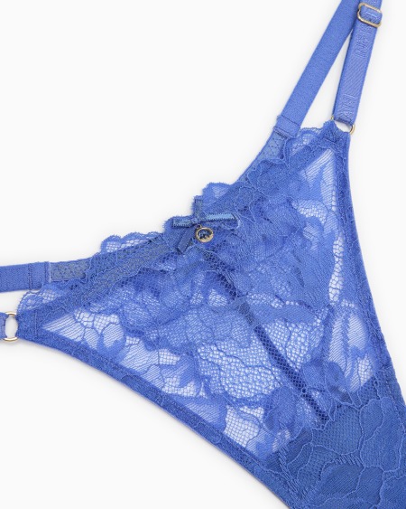 Armani Tanga De Encaje Reciclado Eternal Lace ASV