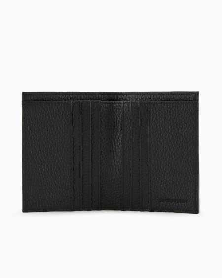 Armani Tarjetero De Piel Abatanada