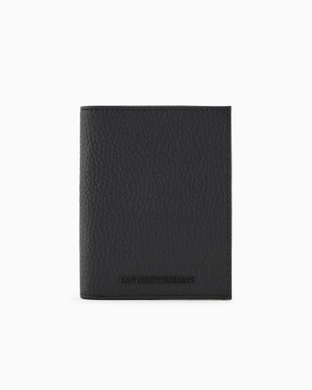 Armani Tarjetero de piel abatanada