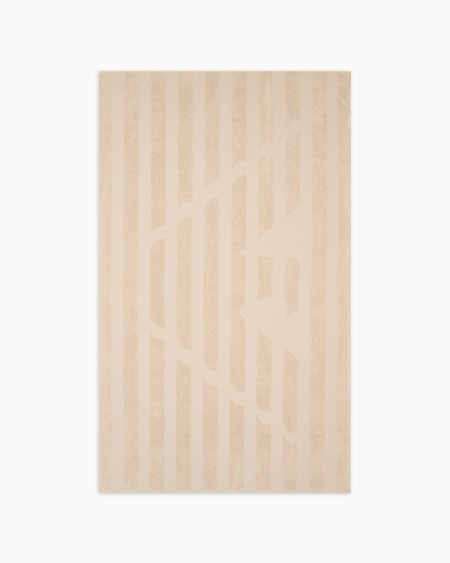 Armani Toalla de playa de rizo con macroáguila