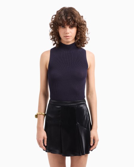 Armani Top De Punto Acanalado Dawn To Dusk