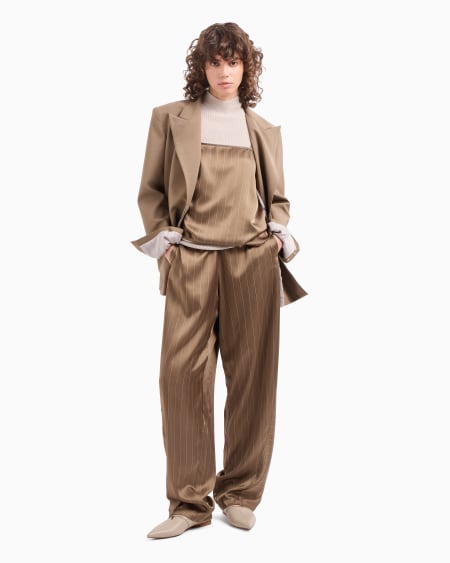 Armani Top De Punto Acanalado Dawn To Dusk