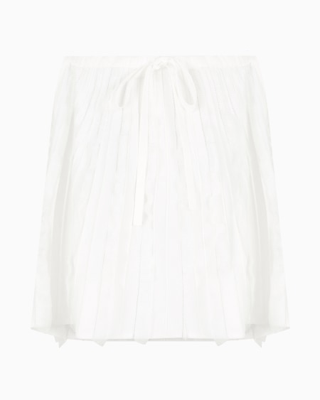 Armani Top de punto de viscosa con volantes