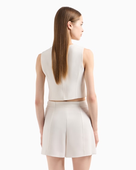 Armani Top En Tejido De Triacetato Icon