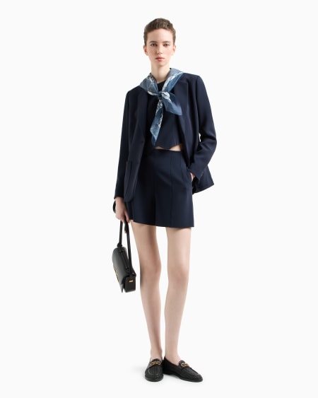 Armani Top En Tejido De Triacetato Icon