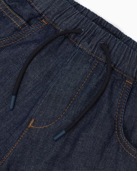 Armani Vaqueros De Denim Con Cordón En La Cintura