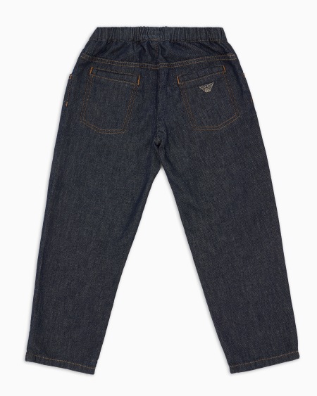 Armani Vaqueros De Denim Con Cordón En La Cintura