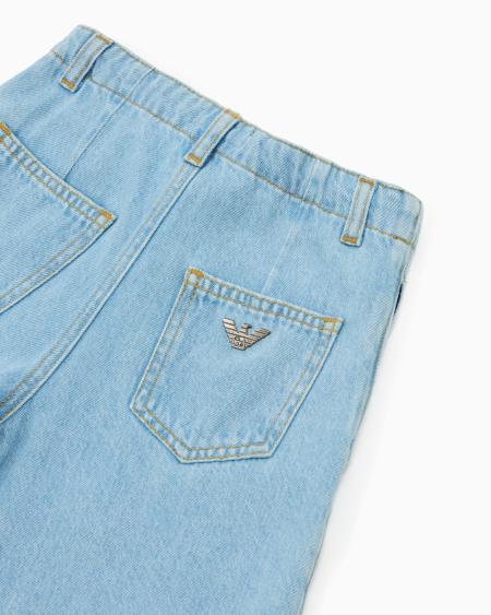 Armani Vaqueros De Pernera Ancha De Denim