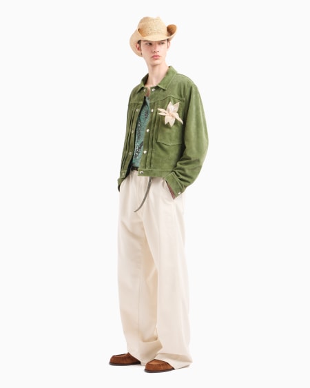 Armani Vaqueros De Pernera Ancha De Denim Icon