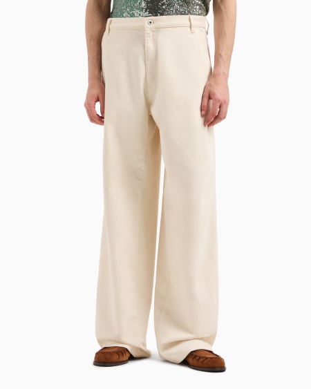 Armani Vaqueros De Pernera Ancha De Denim Icon