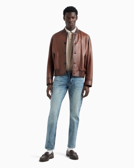 Armani Vaqueros J06 Slim Fit De Denim Lavado