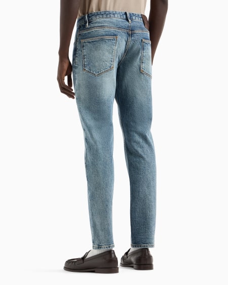 Armani Vaqueros J06 Slim Fit De Denim Lavado