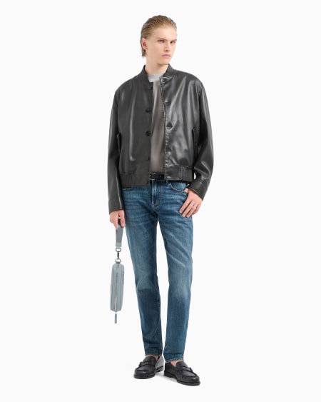 Armani Vaqueros J06 Slim Fit De Denim Lavado