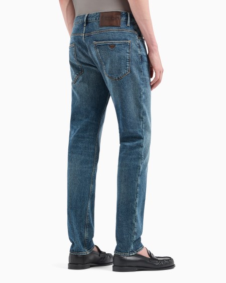 Armani Vaqueros J06 Slim Fit De Denim Lavado